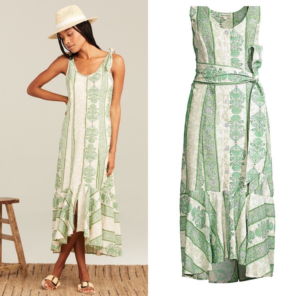 NWT Roller Rabbit Berrino Printed Sedona Midi Dress